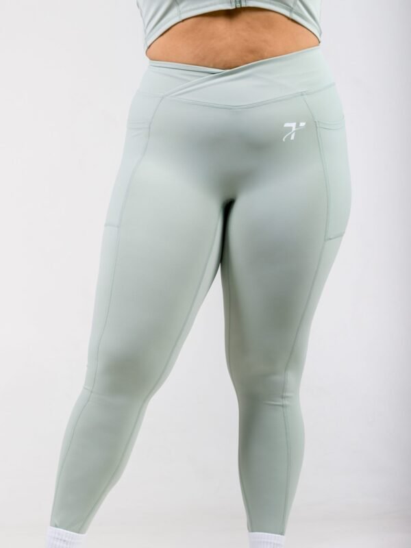 Magpie Long Pockets legging - Sage - Image 2