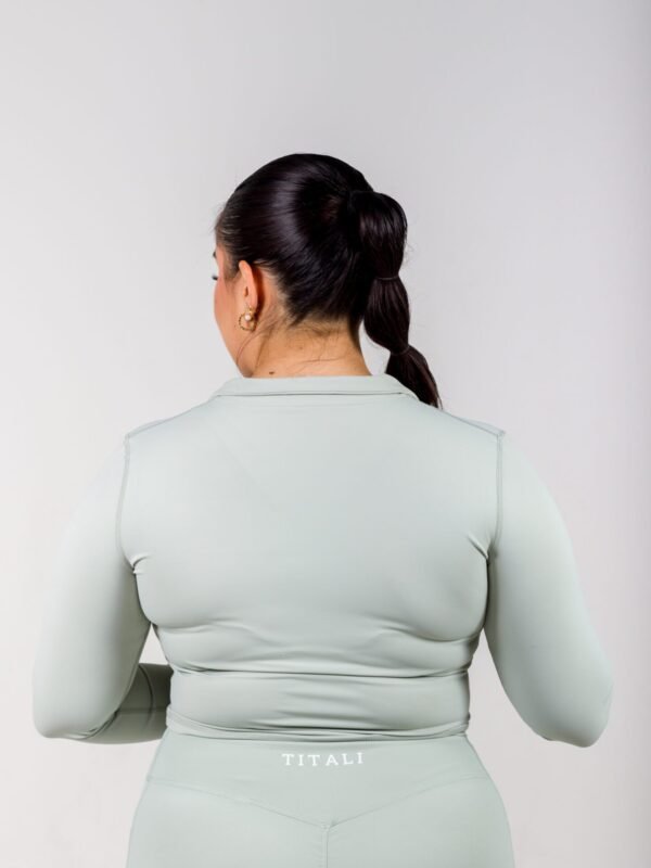 Magpie Zip Up - Sage - Image 3
