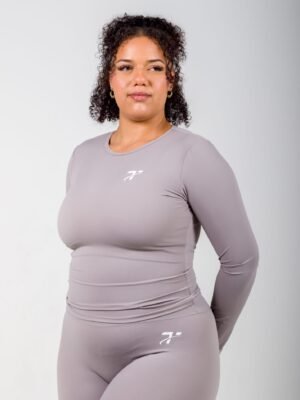 Magpie Long Sleeve Top - Stormy Grey