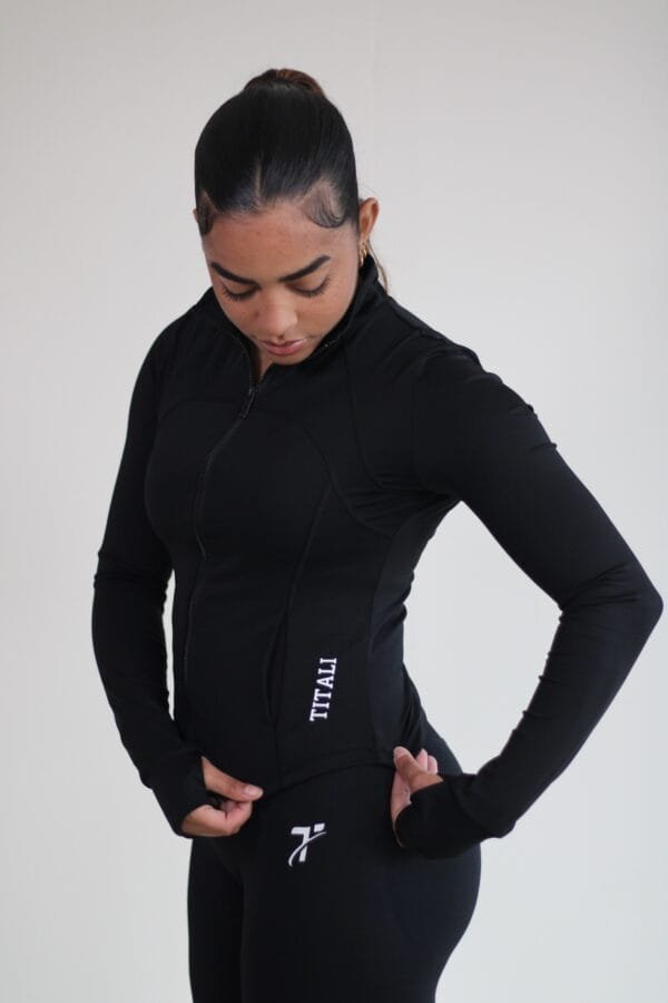 Orithya zip-up curve jacket - Image 3