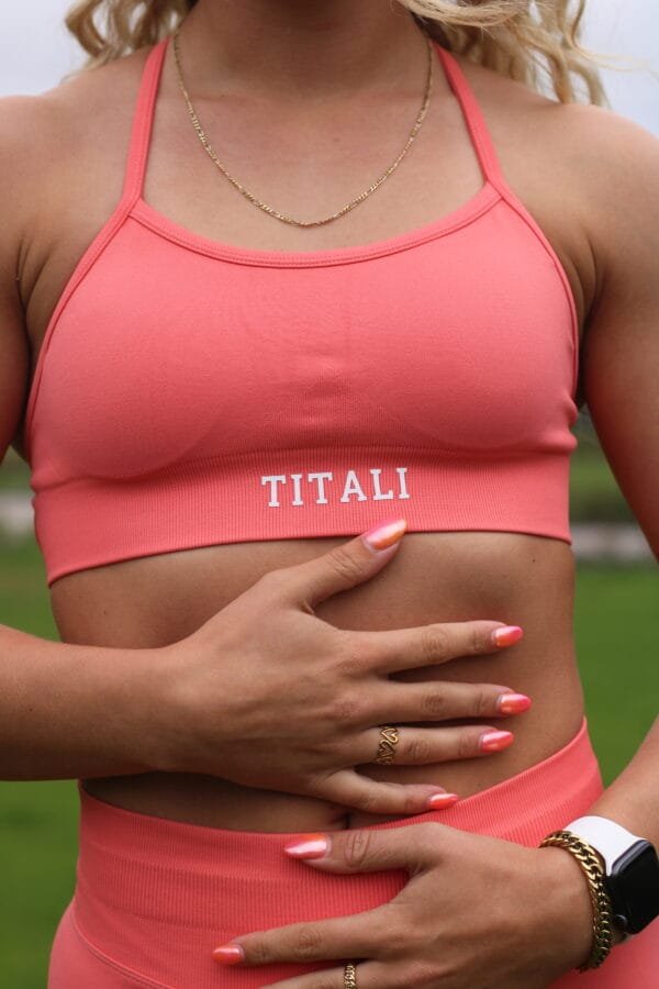 Double-Strapped Sports Bra – Sunset Moth Collection - Image 3